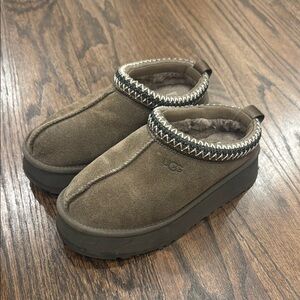 UGG Brown Suede Slip-On Shoes